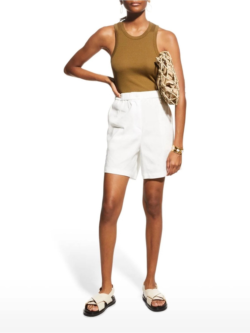 NWT rag & bone Maye Linen-Blend Short